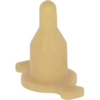 Produktbild von Kerbl Flaschensauger für Lämmer aus Gummi beige 10er Packung