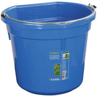 Produktbild von Kerbl FlatBack Futter- und Wassereimer aus Kunststoff in Blau