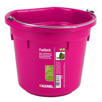 Produktbild von Kerbl FlatBack Futter- und Wassereimer aus Kunststoff in Pink 20l