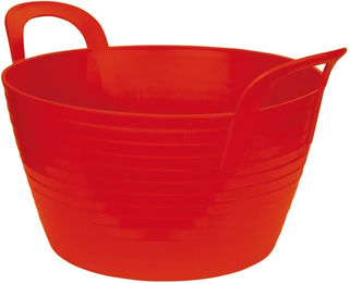 Kerbl FlexBag Futtertrog und Futtereimer aus Kunststoff Rot 15 Liter - 15 l – Bild 1 von 3