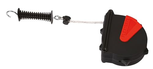 Kerbl Flexigate Flexibles Torsystem mit 6 mm Seil in Schwarz/Rot - 7,5 m – Bild 1 von 8