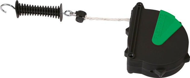 Kerbl Flexigate Flexibles Torsystem mit Seil 7,5 m Schwarz Grün – Bild 1 von 7