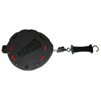 Produktbild von Kerbl FlexiGate Weidezaun Torrolle mit flexiblem Band 20 mm Schwarz Edelstahl - 19 m