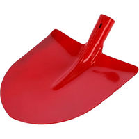 Produktbild von Kerbl Frankfurter Schaufel Gr. 5 mit Aufbug rot lackiert ohne Stiel 30 x 27 cm für den Stall