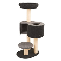 Kerbl Fridolin Kratzbaum aus Filz für Katzen in Grau oder Beige – Bild 1 von 5