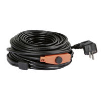 Produktbild von Kerbl Frostschutz-Heizleitung mit Thermostat 8 m für Tiertränken frostfrei bis -45° C - 8 m