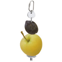 Produktbild von Kerbl Fruchthalter aus Metall für Kaninchen 20 cm Silber