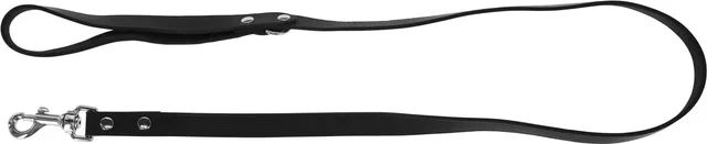 Kerbl Führleine Tuscany aus Vollrindleder für Hunde, 120 cm, Schwarz – Bild 1 von 2