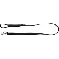 Produktbild von Kerbl Führleine Tuscany aus Vollrindleder für Hunde, 120 cm, Schwarz