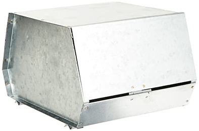 Kerbl Futterautomat für Kaninchen aus verzinktem Metall mit 2 Fressplätzen und 3 Litern Fassungsvermögen - 3 l – Bild 1 von 7
