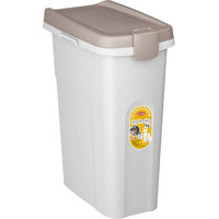 Produktbild von Kerbl Futtercontainer luftdichter Trockenfutterbehälter für Tierfutter 40 Liter braun/weiß - 40 l