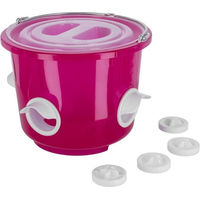 Produktbild von Kerbl Futtereimer für Geflügel aus Kunststoff Rosa 12 l