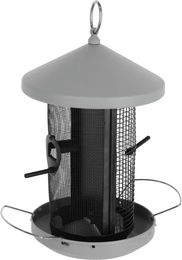 Produktbild von Kerbl Futterhaus Futternapf für Wildvögel aus Kunststoff in Grau
