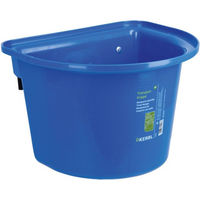 Produktbild von Kerbl Futterkrippe Transport 12L aus Kunststoff in Grün - 12 l