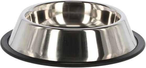 Kerbl Futternapf aus Edelstahl für Hunde rutschfest 450 ml Silber - 450 ml – Bild 1 von 6