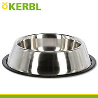 Produktbild von Kerbl Futternapf aus Edelstahl für Hunde und Katzen 700 ml Silber - 700 ml