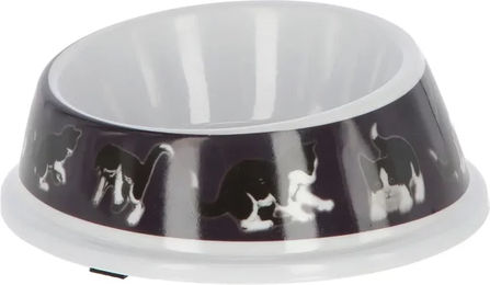Produktbild von Kerbl Futternapf aus Kunststoff für erwachsene Tiere in Grau oder Schwarz - 140 ml