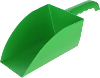 Produktbild von Kerbl Futterschaufel aus Kunststoff in Grün mit 1000g Fassungsvermögen - 1 kg