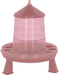 Kerbl Futterstelle für Geflügel aus Kunststoff in Rosa Transparent – Bild 1 von 1