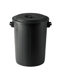 Kerbl Futtertonne mit Deckel 70 l Schwarz - 70 l – Bild 1 von 4