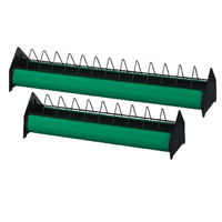 Produktbild von Kerbl Futtertrog aus Kunststoff für Hühner in Grün - 1 Stk.