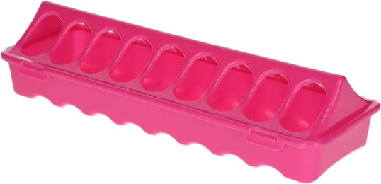 Produktbild von Kerbl Futtertrog für Hühner aus Kunststoff in Rosa