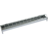 Produktbild von Kerbl Futtertrog für Hühner aus verzinktem Metall