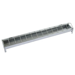 Produktbild von Kerbl Futtertrog für Hühner und Küken verzinkt 50 cm