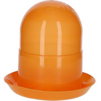 Produktbild von Kerbl Futtertrog für Küken und Hühner aus Kunststoff in Orange