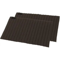 Produktbild von Kerbl Gamaschen Flanell für Pferde in Schwarz und Braun