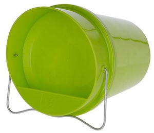 Kerbl Geflügel-Tränkeeimer aus Kunststoff für Hühner und Puten 6 Liter Grün – Bild 1 von 5