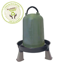 Kerbl Geflügeltränke mit Fuß aus Recycling-Kunststoff für Hühner 5 Liter - 5 l – Bild 1 von 6