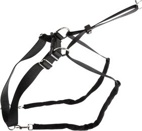 Kerbl Gentle Dog Hundegeschirr XL Schwarz Wasserabweisendes Nylon für erwachsene Hunde mit Halsumfang 55-80cm – Bild 1 von 5