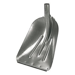 Kerbl Getreideschaufel aus Aluminium mit Stoßkante ohne Stiel Silber – Bild 1 von 3