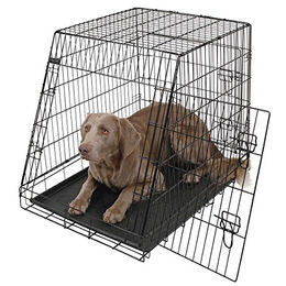 Kerbl Gittertransportbox für Hunde aus Metall in Schwarz – Bild 1 von 9
