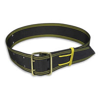 Produktbild von Kerbl Glockenriemen PE aus Polyester mit 2 Dorne und Schnur Schwarz-Gelb 50mm x 110cm