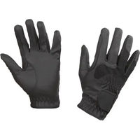 Produktbild von Kerbl Gloria Reithandschuhe Damen aus Leder Schwarz Größe M Sommer