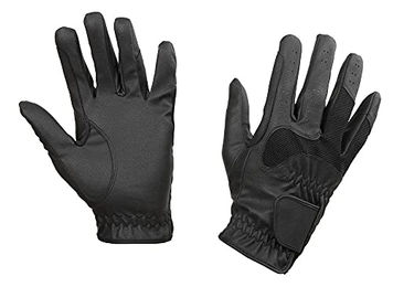 Kerbl Gloria Reithandschuhe für Kinder Schwarz Größe S aus Mischgewebe – Bild 1 von 2