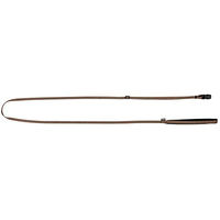 Produktbild von Kerbl GoLeyGo 2.0 Flat Hundeleine mit Klick Magnetverschluss aus Nylon Braun Größe S