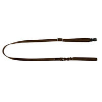 Produktbild von Kerbl GoLeyGo Flat Hundeleine aus Leder Braun Größe S 105-165 cm für kleine Hunde - 1 Stk.