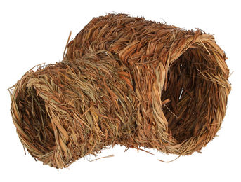 Kerbl Grasröhre 2-teilig aus naturbelassenem Gras als Tunnel für Nagetiere – Bild 1 von 10