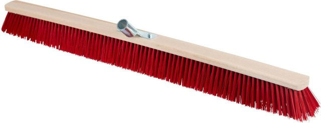 Kerbl Großraumbesen mit Holzstiel in Rot 100 cm – Bild 1 von 2