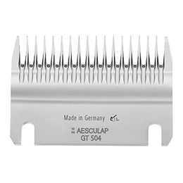 Produktbild von Kerbl GT504 Untermesser für Aesculap Schermesser Econom aus Edelstahl 18 Zähne 3mm Schnittlänge 100 Stück