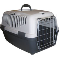 Produktbild von Kerbl Gulliver 3 Transportbox für Katzen und kleine Hunde mit Metalltür und Teilefach
