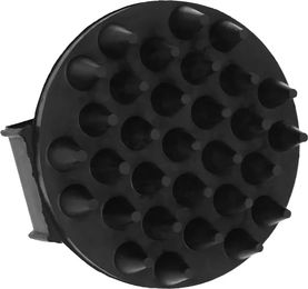 Kerbl Gumminoppenstriegel für Pferde in Schwarz – Bild 1 von 3