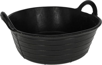 Kerbl Gummitrog Futtertrog Schwarz 20 l - 20 l – Bild 1 von 6