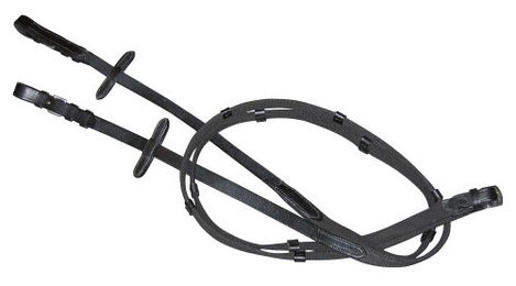 Kerbl Gurtzügel für Pony in Schwarz – Bild 1 von 2