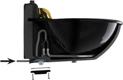 Produktbild von Kerbl H10 Beheizter Tränke Anschluss 1/2 Zoll 50W Schwarz