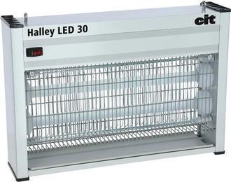 Produktbild von Kerbl Halley LED 30 Fliegenfalle aus Aluminium in Grün und Silber