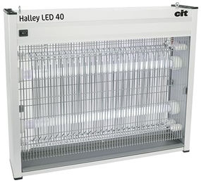Kerbl Halley LED Fliegenfalle Insektenvernichter aus Aluminium in Grün – Bild 1 von 2